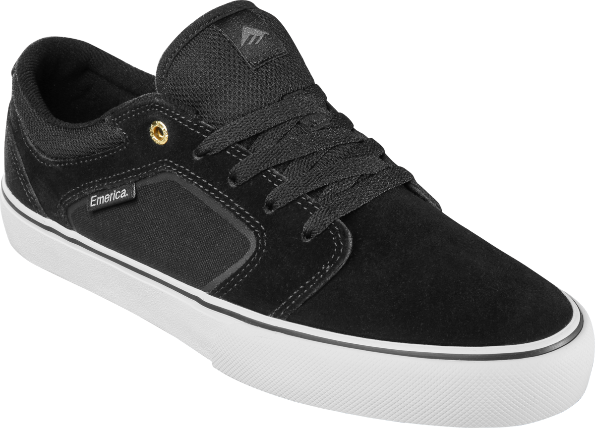 Skate Shoe - Cadence - Black white and gold - Emerica