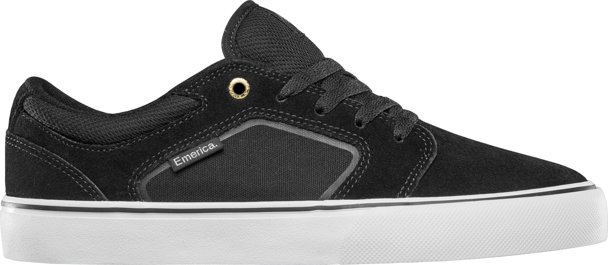 Skate Shoe - Cadence - Black white and gold - Emerica