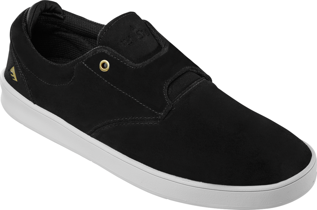romero skater - skate shoes - black/white/gold - emerica