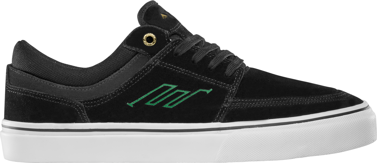 hoban - skate shoes - black/white/gold - emerica