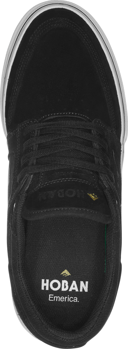 hoban - skate shoes - black/white/gold - emerica