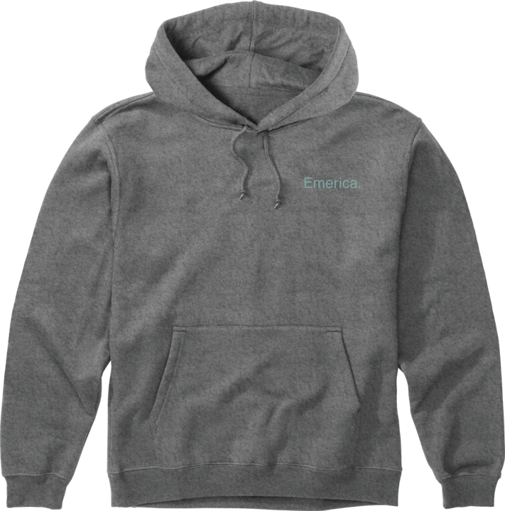 Skate Hoodie - Lockup Pullover - Charcoal heather - Emerica