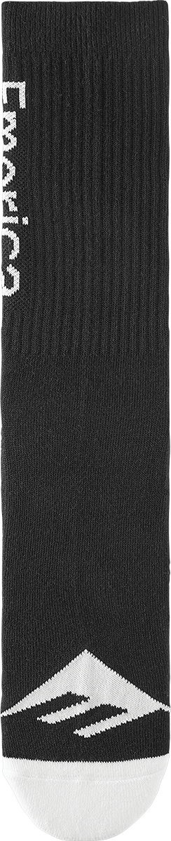 Skate Sock - Pure Crew Sock - Black white - Emerica