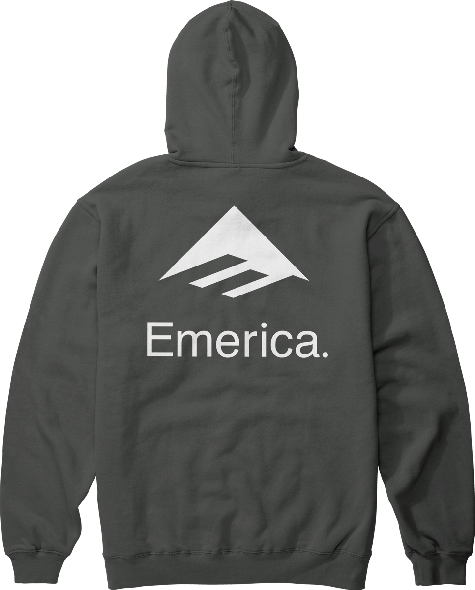 Emerica LOCKUP PULLOVER Screen Hooded Fleece Skate Skateboarding Durable