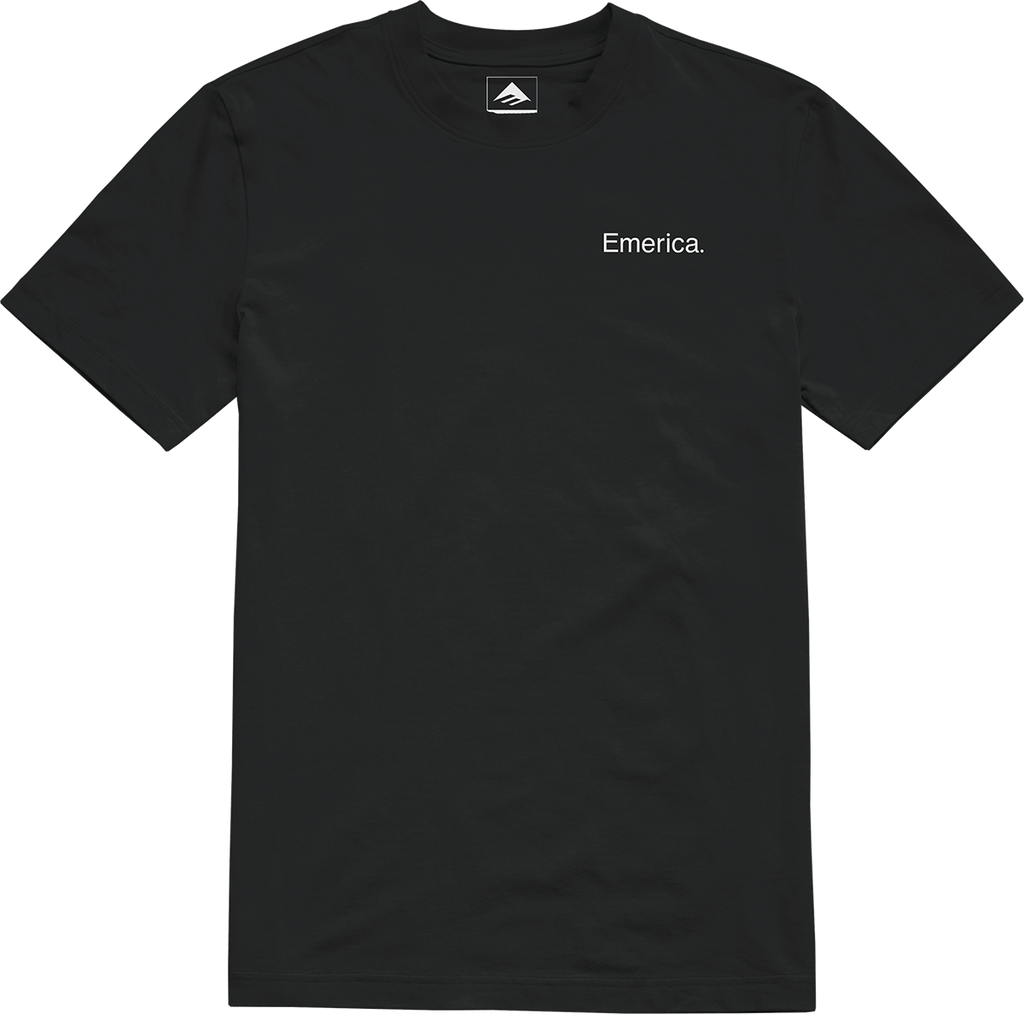 Emerica LOCKUP TEE S/S Basic T-Shirt Skate Skateboarding Durable
