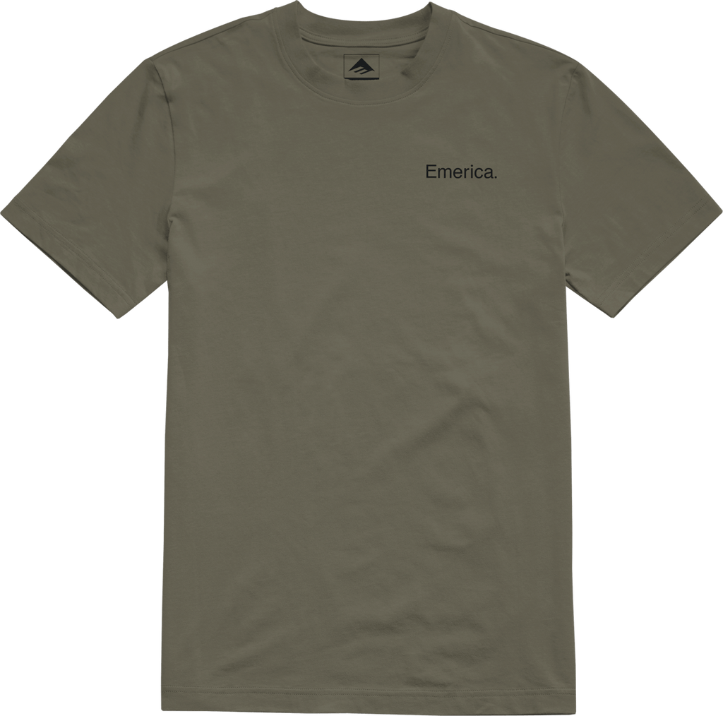 Emerica Lockup Tee S/S Basic T-Shirt Skate Skateboarding Durable