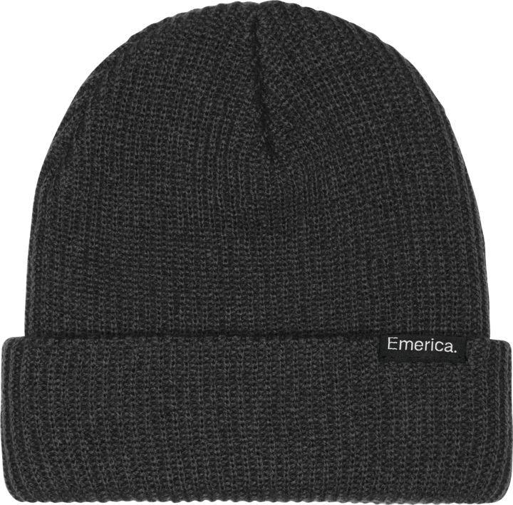 Emerica LOGO CLAMP BEANIE Beanie BLACK / ONE SIZE Skate Skateboarding Durable