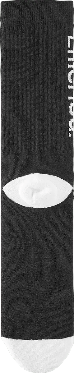 Emerica PURE CREW SOCK Crew Sock BLACK/WHITE / OS Skate Skateboarding Durable