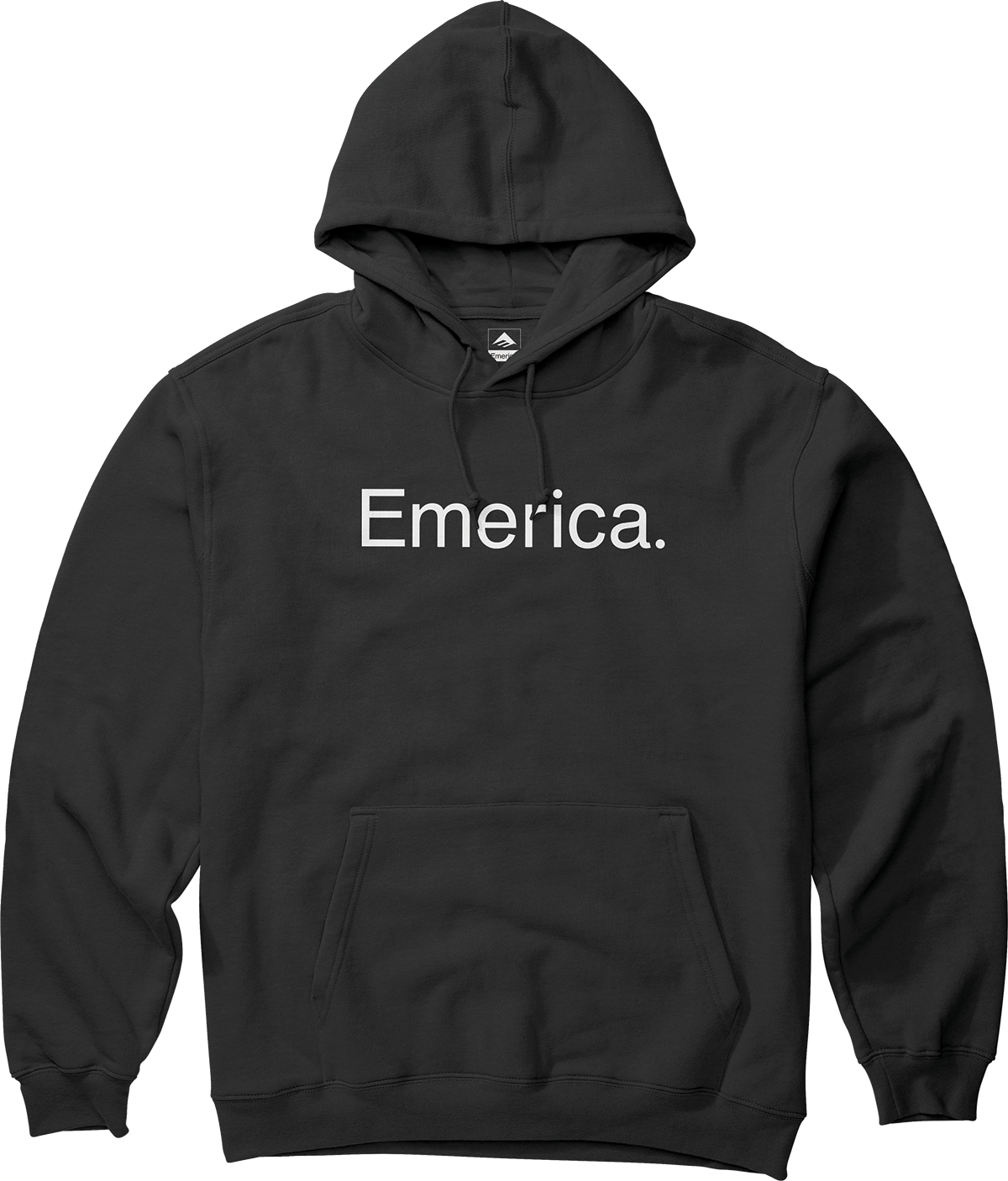 Emerica Pure Logo Pullover Screen Hooded Fleece Skate Skateboarding Durable