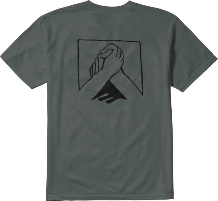 Emerica Spanky Handshake Tee S/S Basic T-Shirt Skate Skateboarding Durable