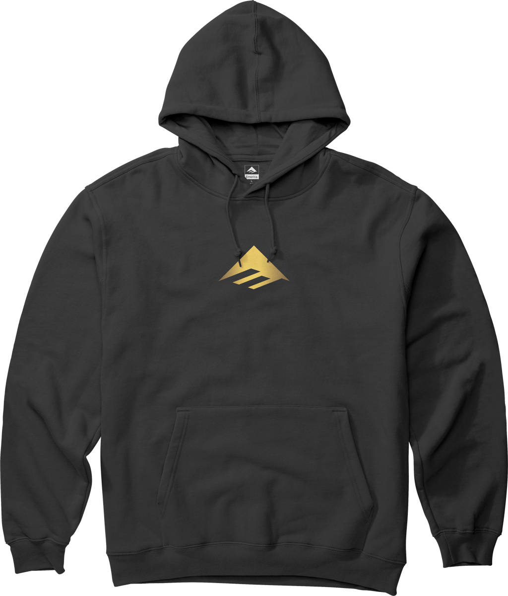 Emerica TRIANGLE PULLOVER Screen Hooded Fleece Skate Skateboarding Durable