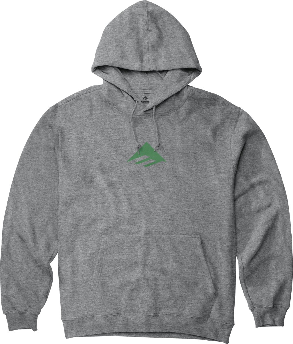 Emerica TRIANGLE PULLOVER Screen Hooded Fleece Skate Skateboarding Durable