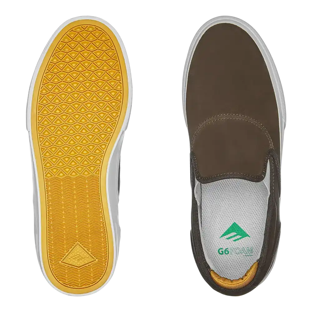 Emerica Wino G6 Slip-On Low-Top Vulcanized Skate Skateboarding Durable