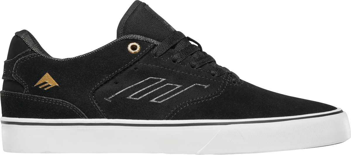 Skate Shoe - Low Vulc - Black gold white - Emerica