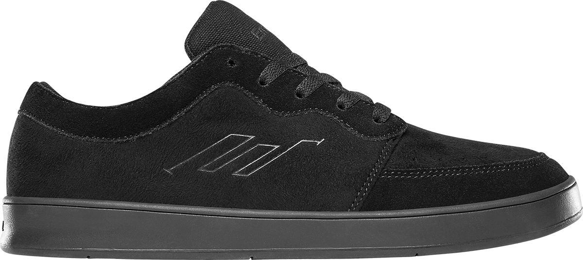 Emerica black best sale shoes